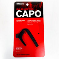 DAddario Classical Pro, Gitarren Kapodaster, Schwarz,...