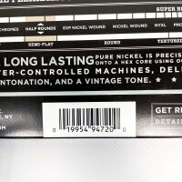 DAddario ENR71, XL Half Rounds Electric Bass Guitar Strings, Standard Light, Gauge .045-.100