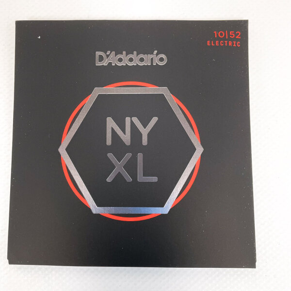 DAddario NYXL1052, electric guitar strings, super light, gauge 10-52