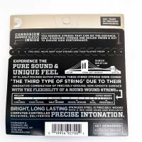 DAddario EHR310, XL Half Rounds Electric Bass Guitar Strings, Gauge .010-.046