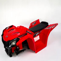 MRJ Quad New Rosso, Kinder Elektro ATV, Rot, A004523
