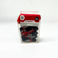 Milwaukee SHOCKWAVE TX15 Schrauberbits 25 mm 25er-Pack...