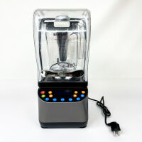 ANS2580E Standmixer, Schallschutzgehäuse, 1,8 l, Grau – für Smoothies, Säfte und Eiscreme