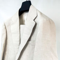 Suitsupply C3768JYYE17 Suit, Tailored Fit Havana, Jacket 98, Trousers 50, Sand, Linen