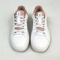 On THE ROGER Advantage Womens Sneakers, EU 40, White/Rose Hip, Faux Leather