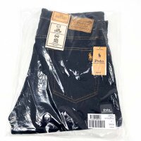 Polo Ralph Lauren Mens Hampton Straight Stretch Jeans, Size 34 x 34, Dark Blue, Cotton, 710982495001