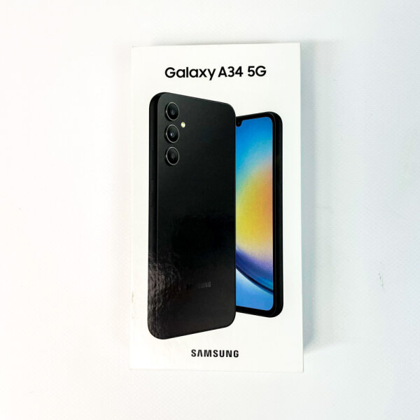 Samsung Galaxy A34, Enterprise Edition Smartphone, 5G, 6,6 Zoll, 6 GB RAM, 128 GB, Awesome Graphite