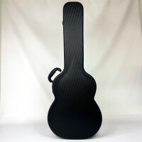 GEWA guitar case, corner damage, woven design with hygrometer, black
