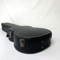 GEWA guitar case, corner damage, woven design with hygrometer, black