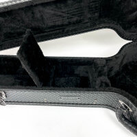 GEWA guitar case, corner damage, woven design with hygrometer, black