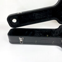 GEWA guitar case, corner damage, woven design with hygrometer, black