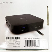 i-tec USB-C Dual DisplayPort Dockingstation mit Power Delivery, 100W, C31DUALDPDOCKPD