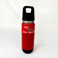 Milwaukee PACKOUT Insulated Bottle with Screw-on Lid 710 ml Red and Black Stainless Steel