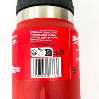Milwaukee PACKOUT Insulated Bottle with Screw-on Lid 710 ml Red and Black Stainless Steel
