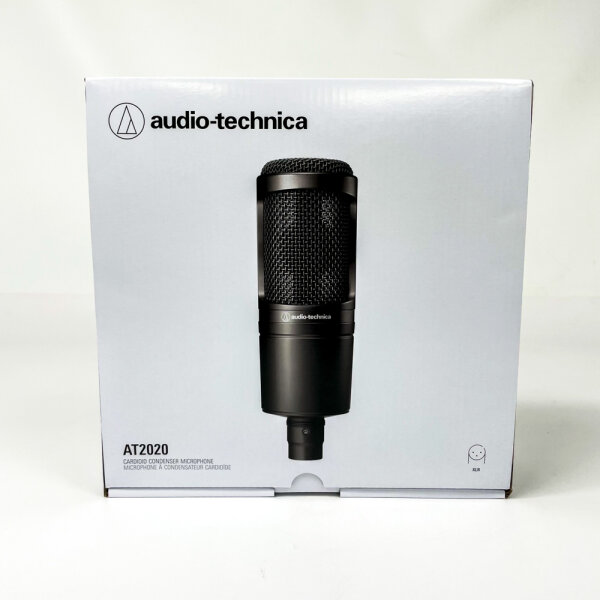 Audio-Technica AT2020, condenser microphone with cardioid polar pattern