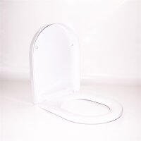 GRIFEMA WC Sitz mit Absenkautomatik-D Toilettendeckel Einfache Montage und Sauber, Klodeckel Quick-Release-Funktion, Antibakterielle, Passend für die Meiste Toilette, Belastbarkeit von 150kg, Weiß