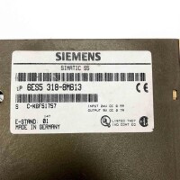 Siemens Simatic S5 6ES5 318-8MB13 , ET 200 U Bruchstelle E-Stand 01, 24V DC 0 5A, 9V DC 0 7A.