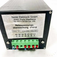 Seidel Elektronik U1010 Netzspannungsüberwachung Umin: 180V, Umax 250V, Uasy 35V