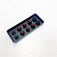 TOZO T6 Bluetooth headphones wireless in-ear earphones sports touch control wireless Bluetooth headset with wireless charging case microphone premium sound bass black