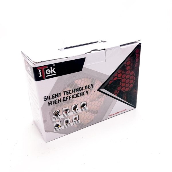 ITEK Netzteil Desert 750 V2.31 – 750 Watt, 12 Cm Lüfter, Active PFC – Für Gaming-PCs & Workstations