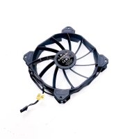 Corsair ICUE SP140 RGB Elite Performance 140mm PWM single fan (Corsair Airguide technology, eight controllable RGB LEDs, quiet 18 DBA, PWM-controlled, up to 1,200 rpm with 115.7 m³/h) Black