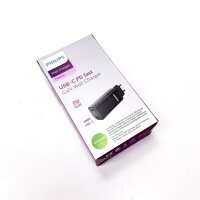 Philips DLP2681/12- Network charger with 65W output power- USB-A and USB-C-two output- Black