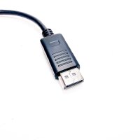 PremiumCord MST Adapter DisplayPort on 2x DisplayPort, Extended + Mirror Function, Video 8k @ 60Hz with DSC, 8K @ 30 Hz without DSC, UHD 4K 2160P, length: 20cm, black