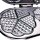 Waffle iron 1200W, waffle machine for double heart -fueled, herzwaffle iron with a double waffle plate, stepless temperature control, non -stick coating, stainless steel housing, cable storage