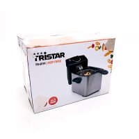 Tristar Edelstahl Fritteuse - mit 2 Liter Fassungsvermögen, Kaltzonefunktion und einstellbarem Thermostat bis 190°C, FR-6919