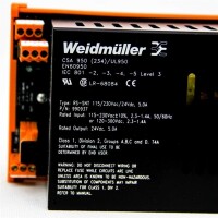 Weidmüller 990937 Power Supply, Input: 115,230VAC 120-300VDC, Output: 24VDC 5A