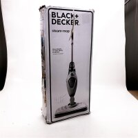 Black+Decker Steam Mop Basic, 1300W Dampfbesen, inklusive 1 Pad, abnehmbarer Wassertank mit Filter, FSM1605