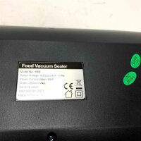 Food vacuum feeding machine, automatic vacuum sealing, one key operation for storing fresh, dry and wet food, sealing machine - Bagless