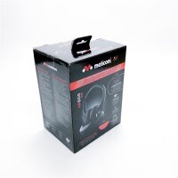 Meliconi HP600 PRO wireless headphones with charging station up to 100 meters range Automatic frequency search TOSLINK, black, over ear