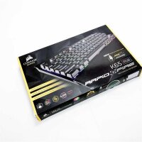 Corsair K65 RGB Rapidfire Qwerty keyboard usb Italian black keyboards (mini, wired, USB, mechanical switch, RGB LED, black)