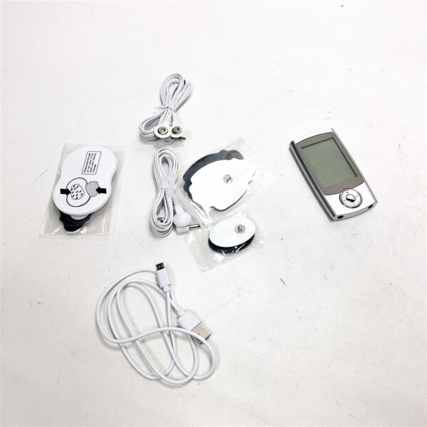 ROOTOK Tens Elektrostimulator -16 Modi-Kanäle A / B-Akku - 8 Elektroden