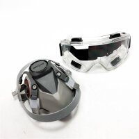 Nasum facial protection with safety glasses, for spray paint, dust, machine cut, formaldehyde protection