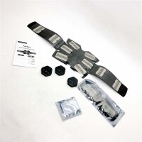 fayleer Elektrostimulations-Bauchgürtel, Elektrostimulator-Muskel-Bauch-Apparat Elektrostimulations-Bauchgürtel für Bauch- / Arm- / Beintraining, Gel Pad USB Charge