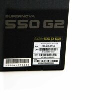 EVGA SuperNOVA 550 G2, 80+ GOLD 550W, Voll Modular , EVGA ECO Mode