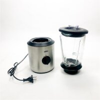 Brown power blend 3 JB 3272 Mixer - 1.5 l glass mix attachment, kitchen helpers for shredding, pureing & mixing 800 watts, stainless steel