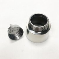 Jeffergarden Espresso Maker, Coffee Machine Coffee Pot Portable Stainless Steel Coffee Pot Moka Espresso Maker Mocha Pot Stovetop Coffee Maker Induction Cookers (100ml)