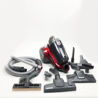 Hoover RC81 RC25 vacuum cleaner, 2 liters, gray, metallic, red [energy class A+]