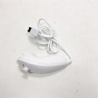 VOYEE Controller Kompatibel mit Wii Remote Controller and Nun-chuck, Wireless Controller Eingebauter Bewegungssensor Kompatibel mit Wii/Wii U mit Silikongehäuse und Armband (weiß)