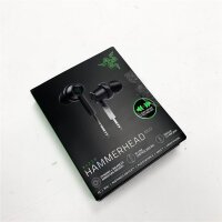 Razer hammerhead duo-in-ear headset with dual driver technology (earbuds earphones, ear inserts in different sizes, in-line remote control, 3.5mm jack plug, microphone) black