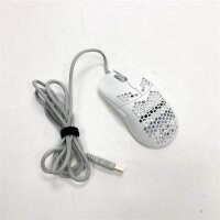 Mars Gaming Mmax White, RGB 12400 DPI Mouse, Ultralight 69g, Flex cable, software