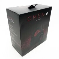 Omen by HP Omen 800 gaming headset with adjustable and retractable microphone, leather-related, platform, 3.5 mm clinke, compatible with PC, PS4 and Xbox 1, resistant braided mesh cable