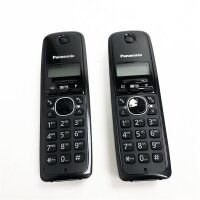 Panasonic KX-TG1612 - Telefone (DECT, Desk, Schwarz und...