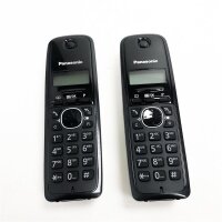 Panasonic KX -TG1612 - Telefone (DECT, DESK, black and white, LCD, AAA, Amber)