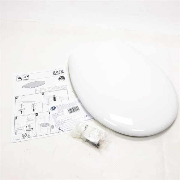 ROCO A5A7609C00 Victoria Supralite White upholstery toilet seat