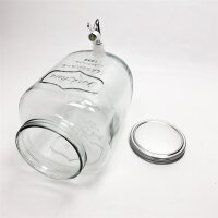 Saveur et dégustation kv7177 glass jug for pouring, transparent, 18 x 18 x 31 cm