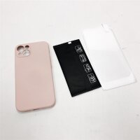 Grebuy silicone cover compatible with iPhone 13 with 2...
